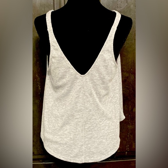 Free People gray ribbed flowing tank top - Size XS - Picture 3 of 9